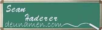 Sean Haderer Visitenkarte